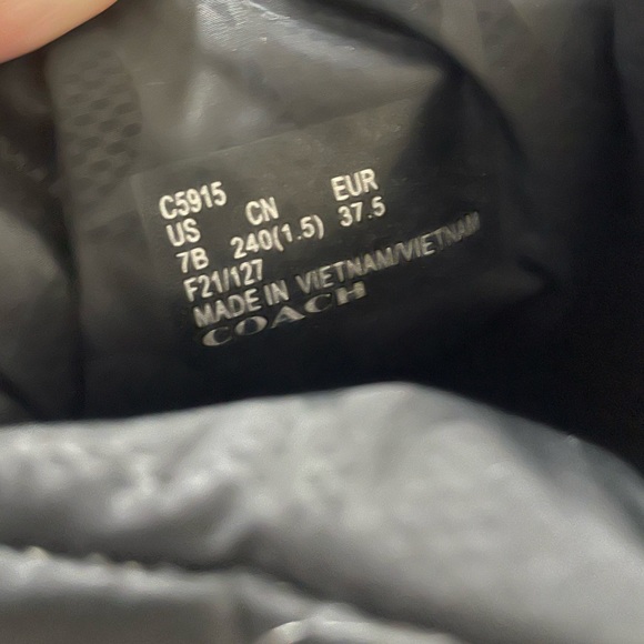 COACH Leona Monogram Nylon Ankle Boots - Picture 14 of 16